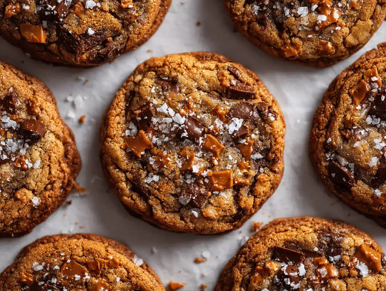 brown butter coffee toffee cookies preparation steps