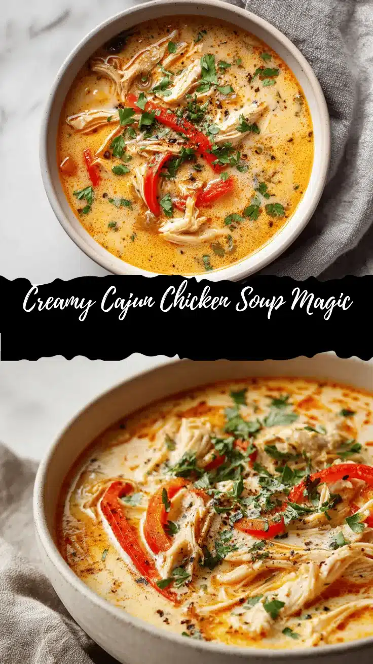 creamy Cajun chicken soup recipe