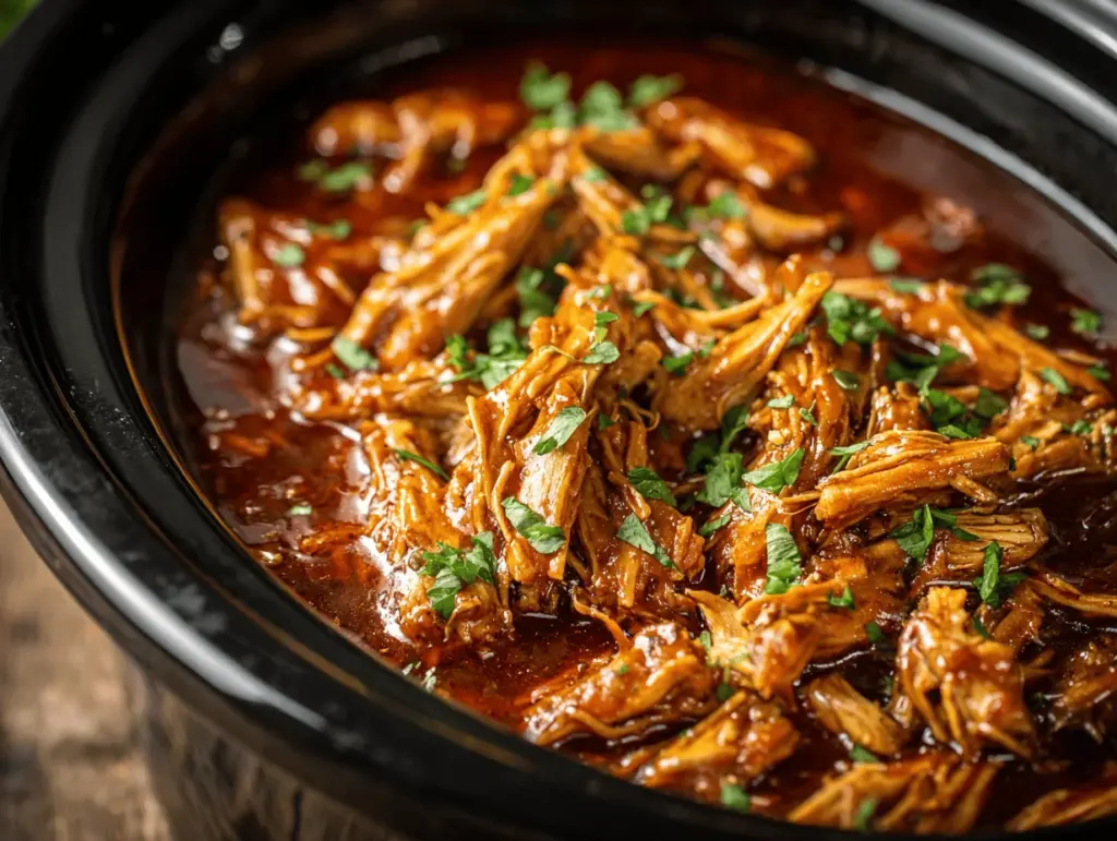 crock pot bourbon chicken - featured image