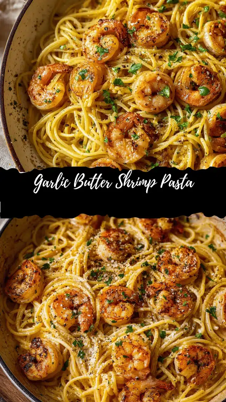 garlic butter shrimp pasta recipe