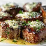 garlic butter steak bites - featured image