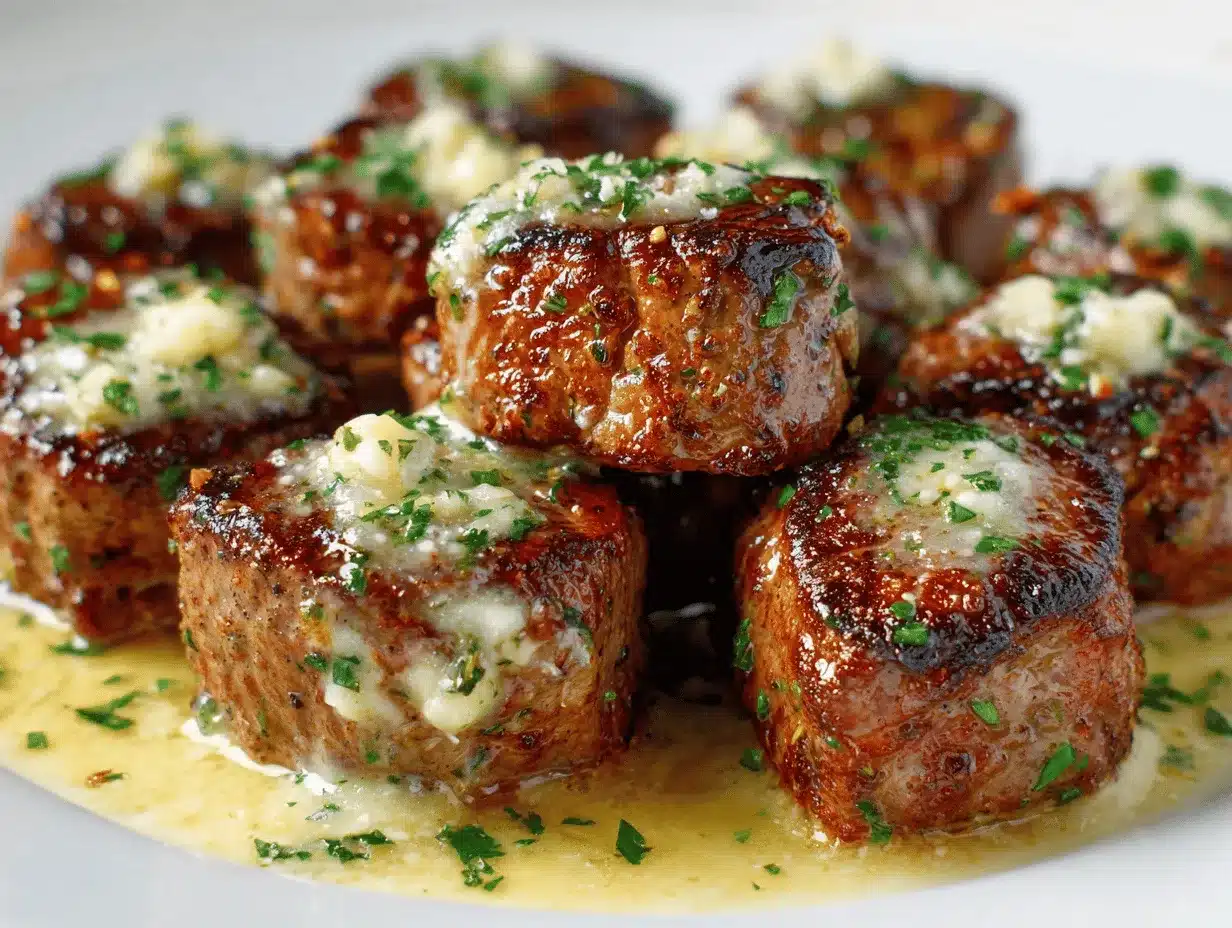 garlic butter steak bites preparation steps