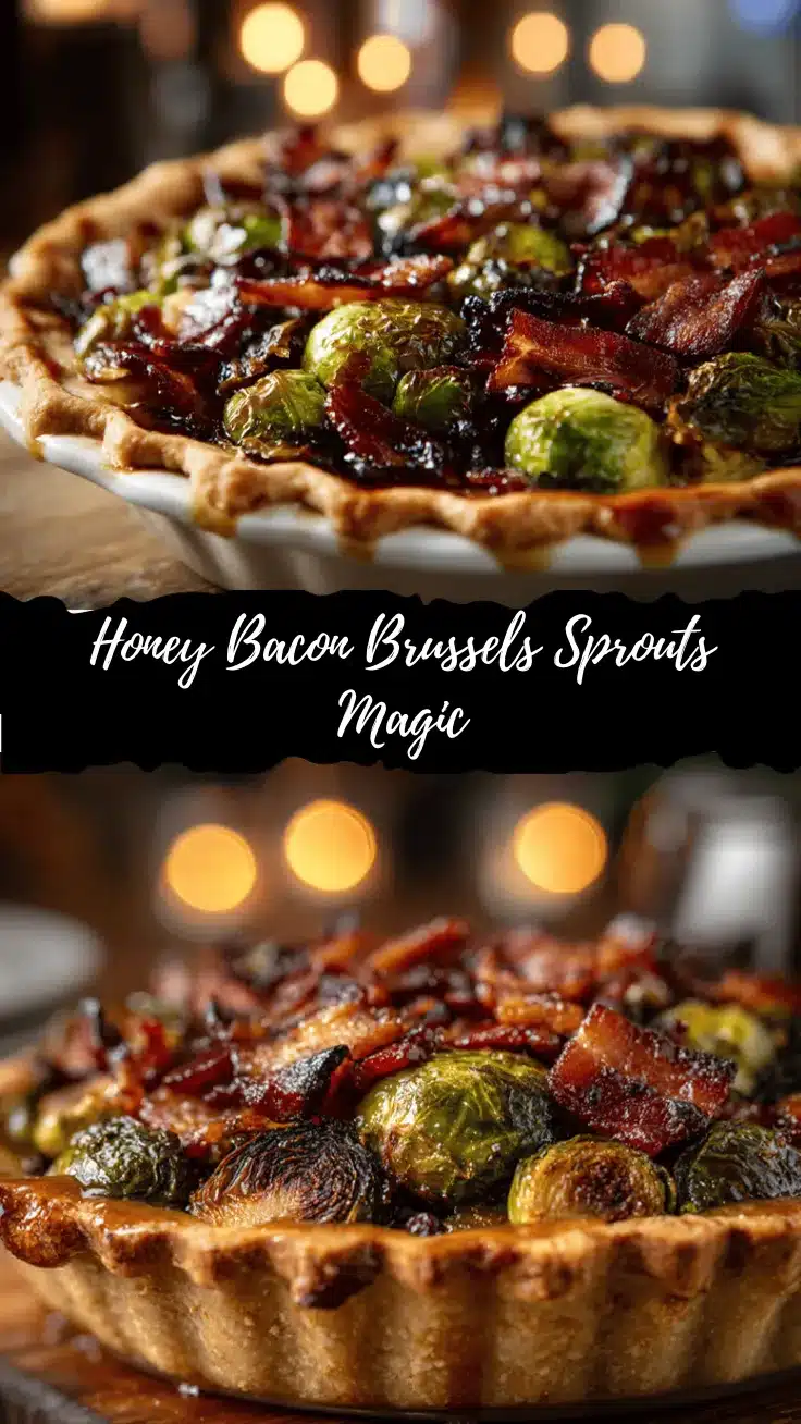 honey-glazed roasted Brussels sprouts with bacon recipe
