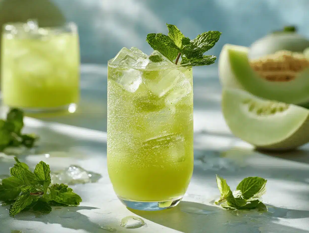 honeydew mint iced tea preparation steps