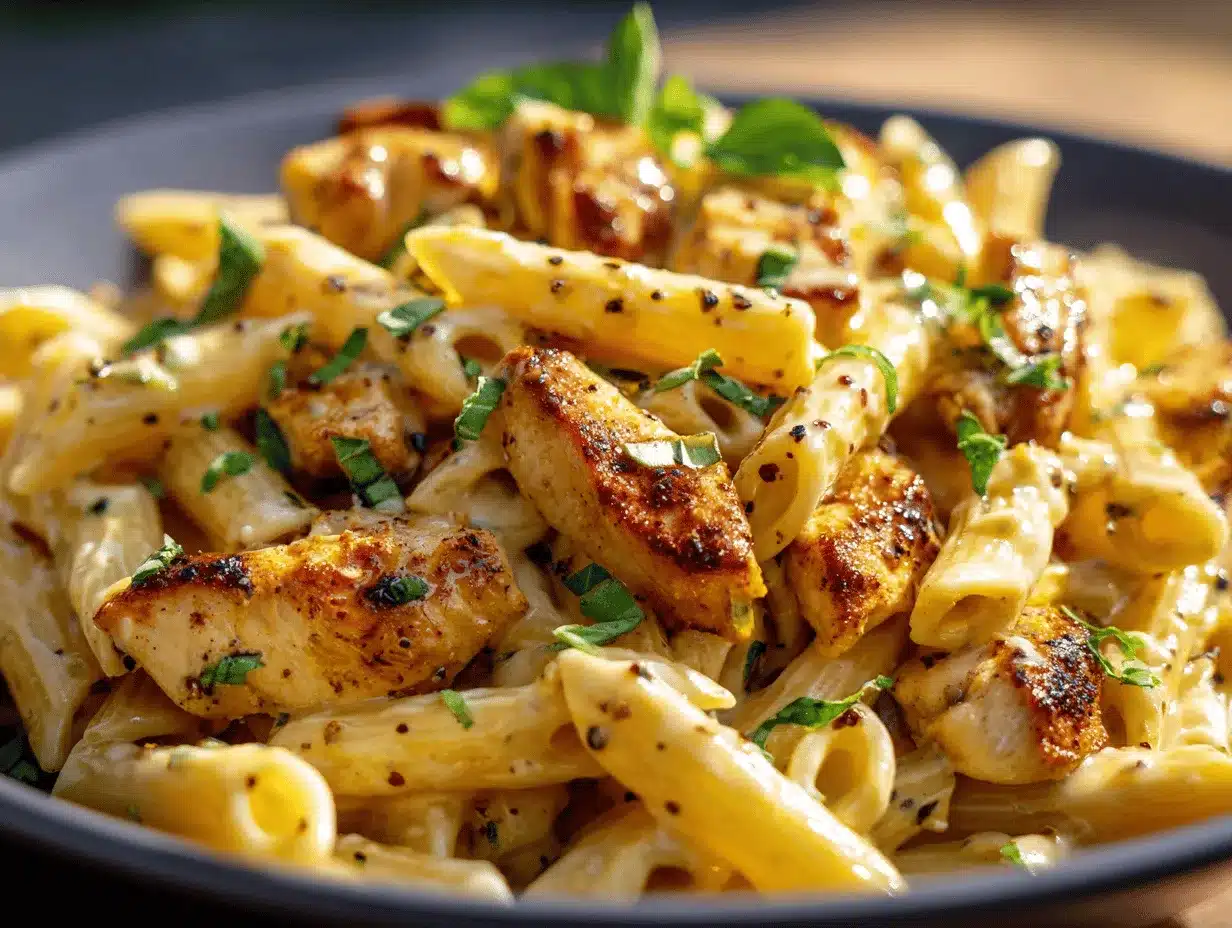 Marry Me Chicken Pasta preparation steps