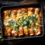ranch chicken enchiladas - featured image