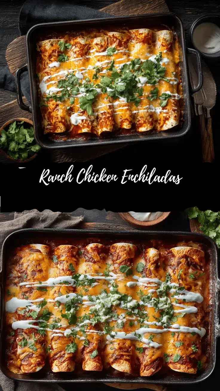 ranch chicken enchiladas recipe