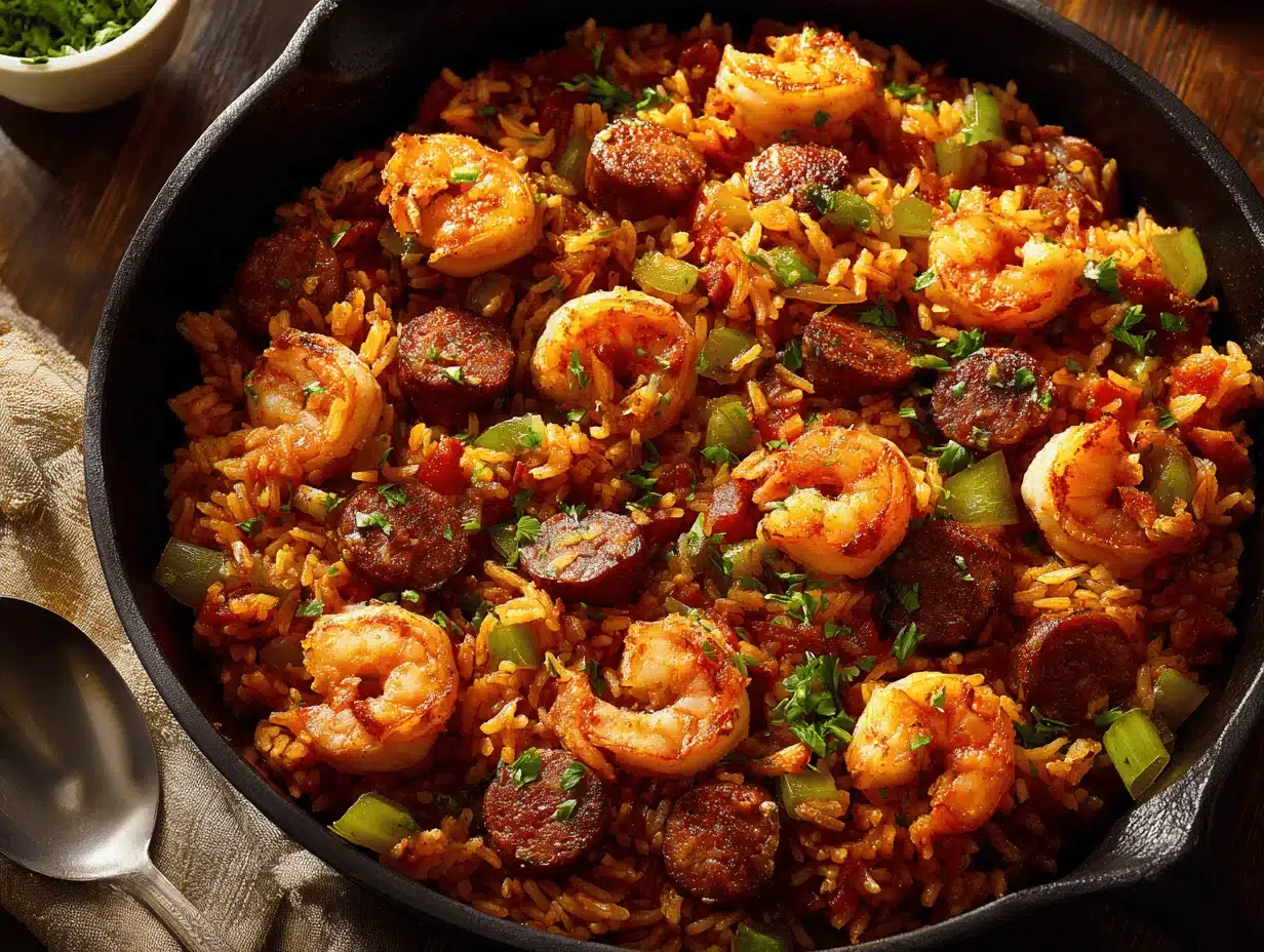 shrimp and sausage jambalaya - featured image