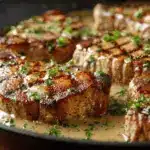 smothered boneless pork chops - featured image