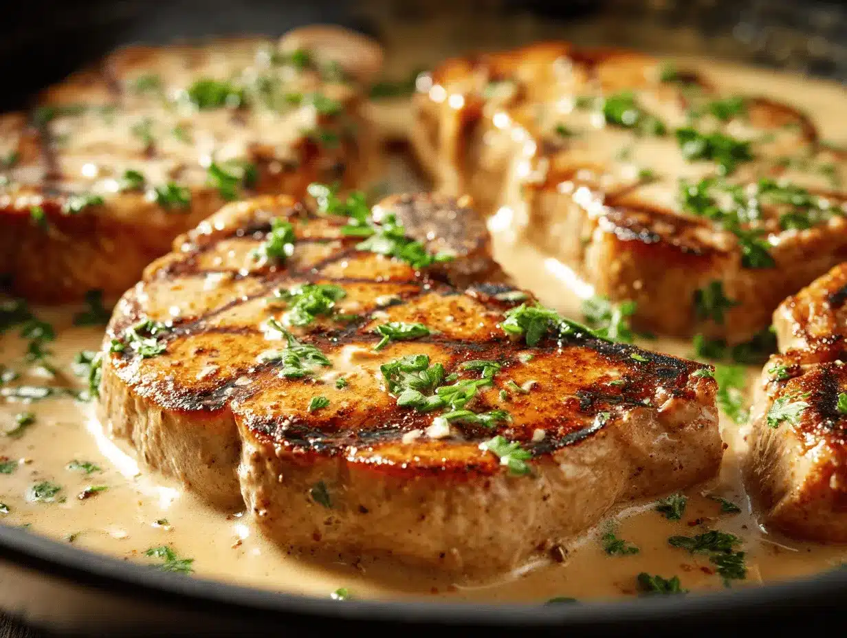 smothered boneless pork chops preparation steps