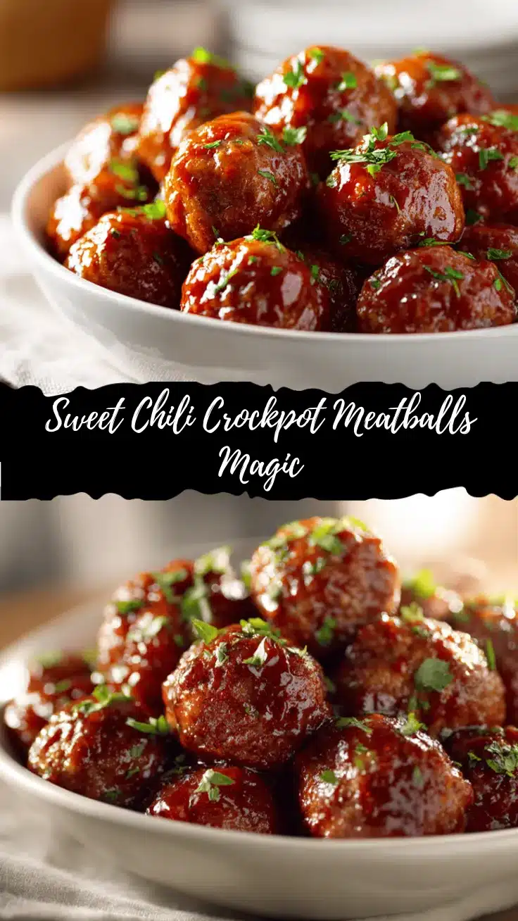 sweet chili meatballs crockpot recipe